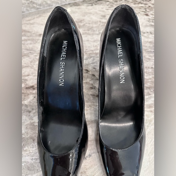 MICHAEL BY MICHAEL SHANNON WOMENS black PUMP Sz 7.5 - Picture 6 of 9